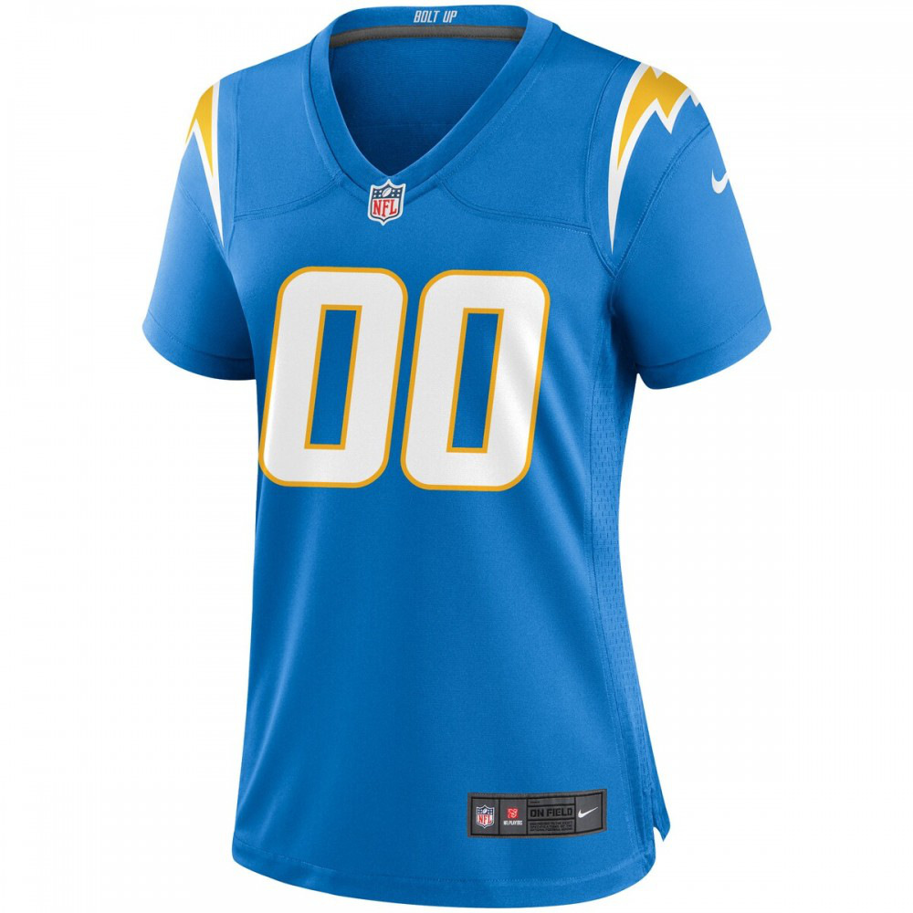 Los Angeles Chargers Nike Women's Custom Game Jersey - Powder Blue-GridironStore
